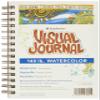 Strathmore Wire Bound Visual Journal, 140 lb. Cold Press Watercolor Paper, 5.5 X 8 inches, White, 22 Sheets (460-55) view 1
