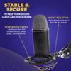 Auphonix Pro Microphone Shock Mount - Mic Holder Compatible w/Blue Yeti, Snowball & Pro Microphones view 2