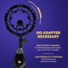 Auphonix Pro Microphone Shock Mount - Mic Holder Compatible w/Blue Yeti, Snowball & Pro Microphones view 3
