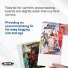BCW Current Comic Book Backing Boards - 100 Pack | 24 pt., Coated, Buffered with 3% Calcium Carbonate | Precision Cut for Current Comic Bags | Long-Term Comic Book Storage view 4