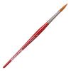 da Vinci Watercolor Series 5580 CosmoTop Spin Paint Brush, Round Synthetic with Red Handle, Size 10 (5580-10) view 2