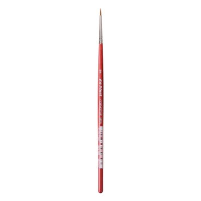 da Vinci Watercolor Series 5580 CosmoTop Spin Paint Brush, Round Synthetic with Red Handle, Size 2/0 (5580-00)