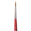 da Vinci Watercolor Series 5580 CosmoTop Spin Paint Brush, Round Synthetic with Red Handle, Size 3 (5580-03) view 3
