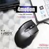 Noiseless USB Optical Gaming Computer Wheel Mouse 1600 DPI Super Quiet JNL-101K Black Silent view 3