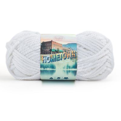Lion Brand Yarn Hometown Yarn, Super-Bulky Yarn for Knitting, Crocheting, and Crafting, 1 Pack, Stowe Sugar Maple