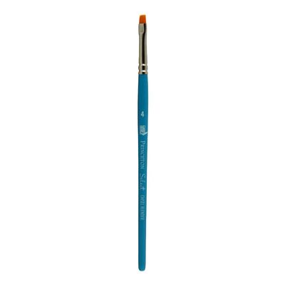 Princeton Select Artiste Chisel Blender Brush, Synthetic, Short Handle, Size 4, 1 Count
