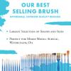 Princeton Select Artiste Spotter Brush, Synthetic, Short Handle, Size 5/0 inch, 1 Count view 2