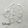 100PCS French Earring Hook Ear Wire Lever Back Open Loop DIY Jewelry Findings (Silver Plated) view 2
