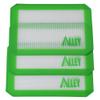 Silicone Alley, 3 Non-stick Silicone Mat Pad, Small Rectangle 5 X 4 Inch, Green view 1