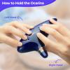 Ohuhu Zelda Ocarina with Song Book (Songs From the Legend of Zelda), 12 Hole Alto C Zelda Ocarinas Play by Link Triforce Gift for Zelda Fans with Display Stand Protective Bag view 2