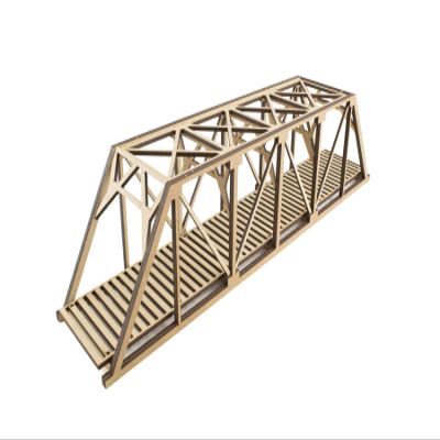 War World Scenics Single Track Low-Detail Girder Bridge 400mm OO/HO Model Railway Diorama