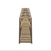 War World Scenics Single Track Low-Detail Girder Bridge 400mm OO/HO Model Railway Diorama view 2
