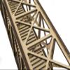 War World Scenics Single Track Low-Detail Girder Bridge 400mm OO/HO Model Railway Diorama view 4