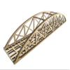 War World Scenics Single Track Low-Detail Bowstring Bridge 560mm OO/HO Model Railway Diorama view 1