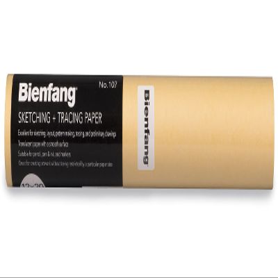 Bienfang Sketching & Tracing Paper Roll, Canary Yellow, 12 Inches x 20 Yards - for Drawing, Trace, Sketch, Craft, Sewing Pattern