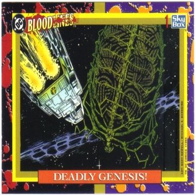 1993 Skybox DC Bloodlines Trading Cards Complete Set