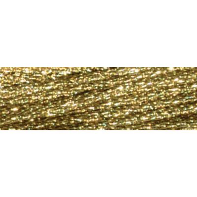 DMC 317W-E3821 Light Effects Polyster Embroidery Floss, 8.7-Yard, Light Gold