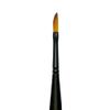 Royal & Langnickel Mini Majestic 1/8" Black Synthetic Flagged Bristle Paint Brush view 1