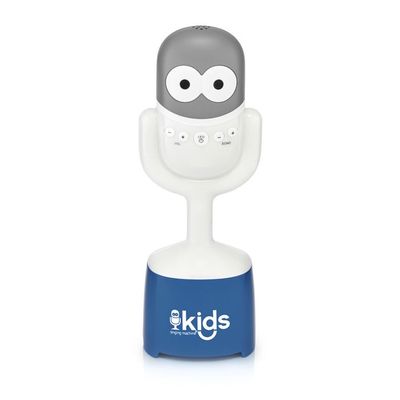 Singing Machine Kids Sm Kids Smk445 Mic Guy Bt Spkr Wrls Mic Glo Lght, White, 4+