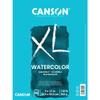 Canson XL Series Watercolor Pad, Heavyweight White Paper, Foldover Binding, 30 Sheets, 9x12 inch view 1