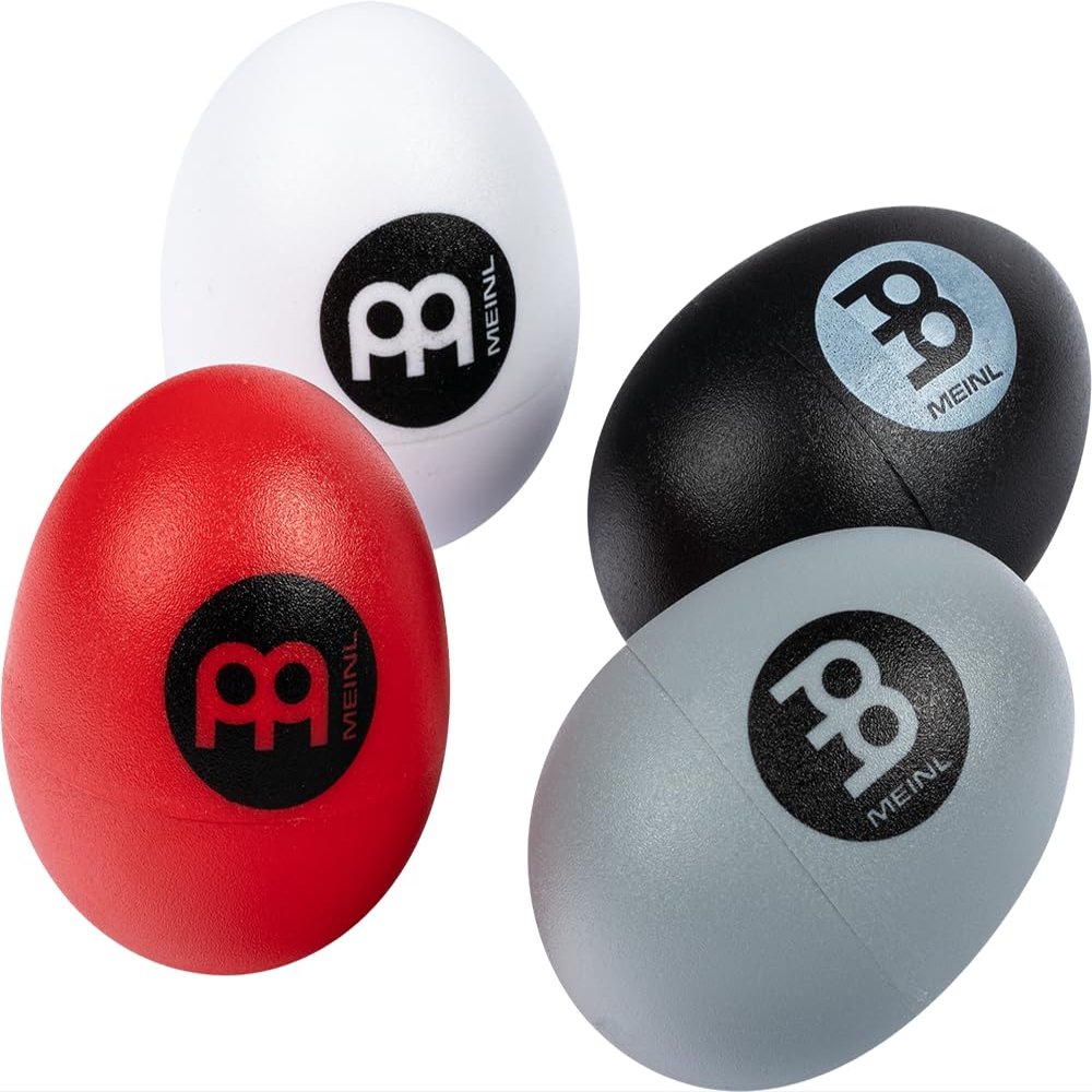 Meinl Percussion Egg Shakers NOT MADE IN CHINA 4-Piece Musical Hand Shaker Set with 4 Volume Levels