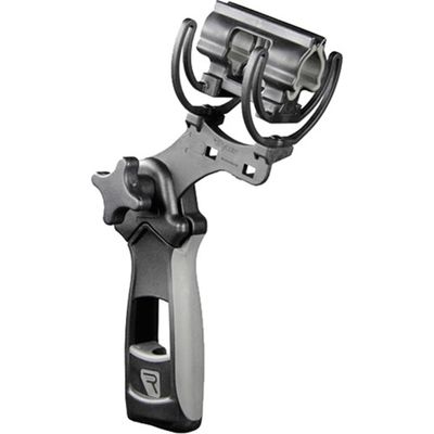 Rycote 33702 Softie Lyre Mount with Pistol Grip Handle for Shotgun Microphones