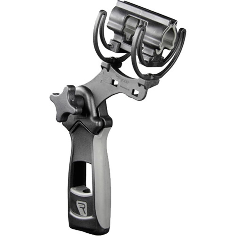 Rycote 33702 Softie Lyre Mount with Pistol Grip Handle for Shotgun Microphones