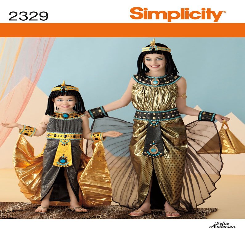 Simplicity Sewing Pattern 2329 Child's and Girls' Costumes, HH (3-4-5-6)