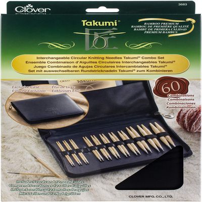 Clover Takumi Combo Interchangeable Circular Knitting Needles