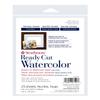 Strathmore 500 Series Ready Cut Watercolor Sheets, 140 lb. Cold Press, 5 X 7 inches, White, 25 Sheets (140-205) view 1