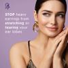 Lobe Miracle - Clear Earring Support Patches - Earring Backs for Droopy Ears - Ear Care Products for Torn or Stretched Ear Lobes (60 Patches) view 2