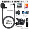 EXMAX Pro Black Micro Mini lavalier Lapel Tie Clip-on 1/8(3.5mm) Jack Condenser Collar Microphone for Belt Pack Mic System,Voice Amplifier,Teachers, Speakers,Coaches,Presentations,Tour Guides view 4