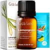 100% Pure Lemongrass Essential Oil - 0.34 Fl Oz - Lemongrass Oil for Hair, Skin, Diffuser, Aromatherapy & DIY Candle Making Scent view 1