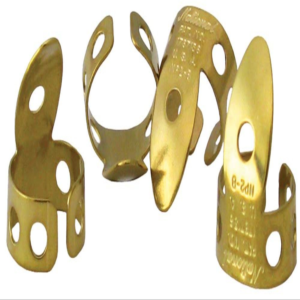National NP-2B-4PK Finger Picks - Brass - 4 Pack