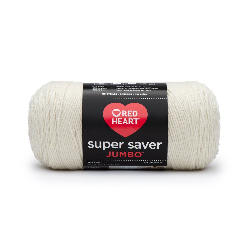 RED HEART Super Saver Jumbo Yarn, Aran