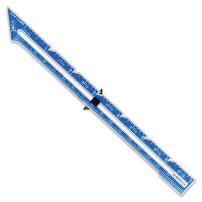 Dritz 658 Seam Gauge with Point Turner, 7-Inch