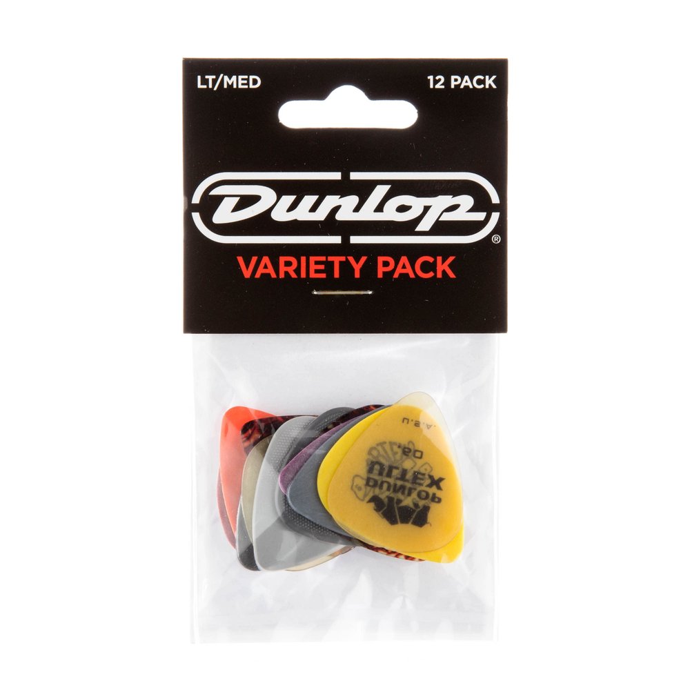 Jim Dunlop Guitar Pick LT/MD Variety Pack - 12 Pack