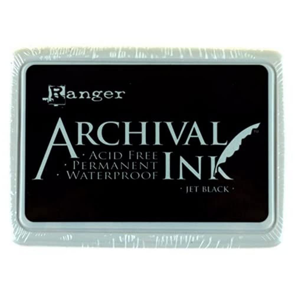 Ranger AIP-31468 Archival Ink Pads - Jet Black