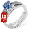 Ring Sizer Adjuster for Loose Rings - 12 Pack, Guards, Spacers & Tighteners, Fits Bands Up to 6mm, Reduces Size by 0.5-1.5, Invisible Design for Women & Men by 5 STARS UNITED view 1