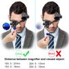 10X 15X 20X 25X LED Magnifier Illuminated Double Eye Glass Jeweler Loupe Repair Magnifying view 2