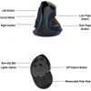 J-Tech Digital Wired Ergonomic Vertical USB Mouse with Adjustable Sensitivity (600/1000/1600 DPI), Scroll Endurance, Removable Palm Rest & Thumb Buttons [V628] view 4