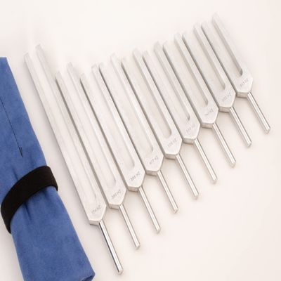 Solfeggio Tuning Forks for Healing Set - Made in the USA - Chakra Tuning Fork Set Includes 528 hz Tuning Fork - Sound Healing Instruments & Sound Therapy Instruments