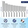 Solfeggio Tuning Forks for Healing Set - Made in the USA - Chakra Tuning Fork Set Includes 528 hz Tuning Fork - Sound Healing Instruments & Sound Therapy Instruments view 4