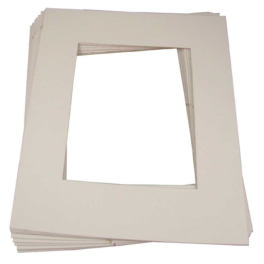 INOVART Picture-It White Pre-Cut Art/Photo Mat Frames