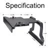 JINHEZO JINHEZO-CS-370 for Xbox 360 Kinect Sensor Mounting Clip TV Mounting Clip Black 1Pcs view 3
