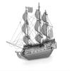 MetalEarth 3D Metal Model - Black Pearl Pirate Ship view 1