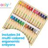 Ooly, Brilliant Bee Crayons, Bright and Vivid Triangular Crayon - Set of 24 view 2