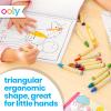 Ooly, Brilliant Bee Crayons, Bright and Vivid Triangular Crayon - Set of 24 view 3