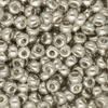 Miyuki Round Seed Beads, Size 8/0 (3mm), Galvanized Silver, 22g Tube (Approximately 836 Beads), Made in Japan view 1