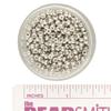 Miyuki Round Seed Beads, Size 8/0 (3mm), Galvanized Silver, 22g Tube (Approximately 836 Beads), Made in Japan view 2